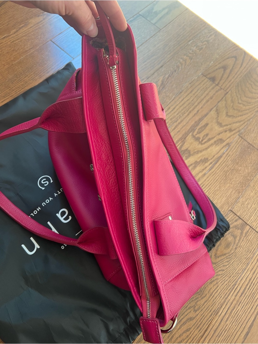 Sapahn bright pink Chloe Tote Bag - Picture 3 of 6